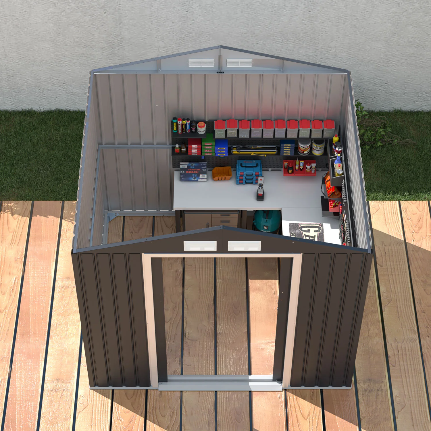 Cobertizo Armario Para Exterior Archer B - Image 11