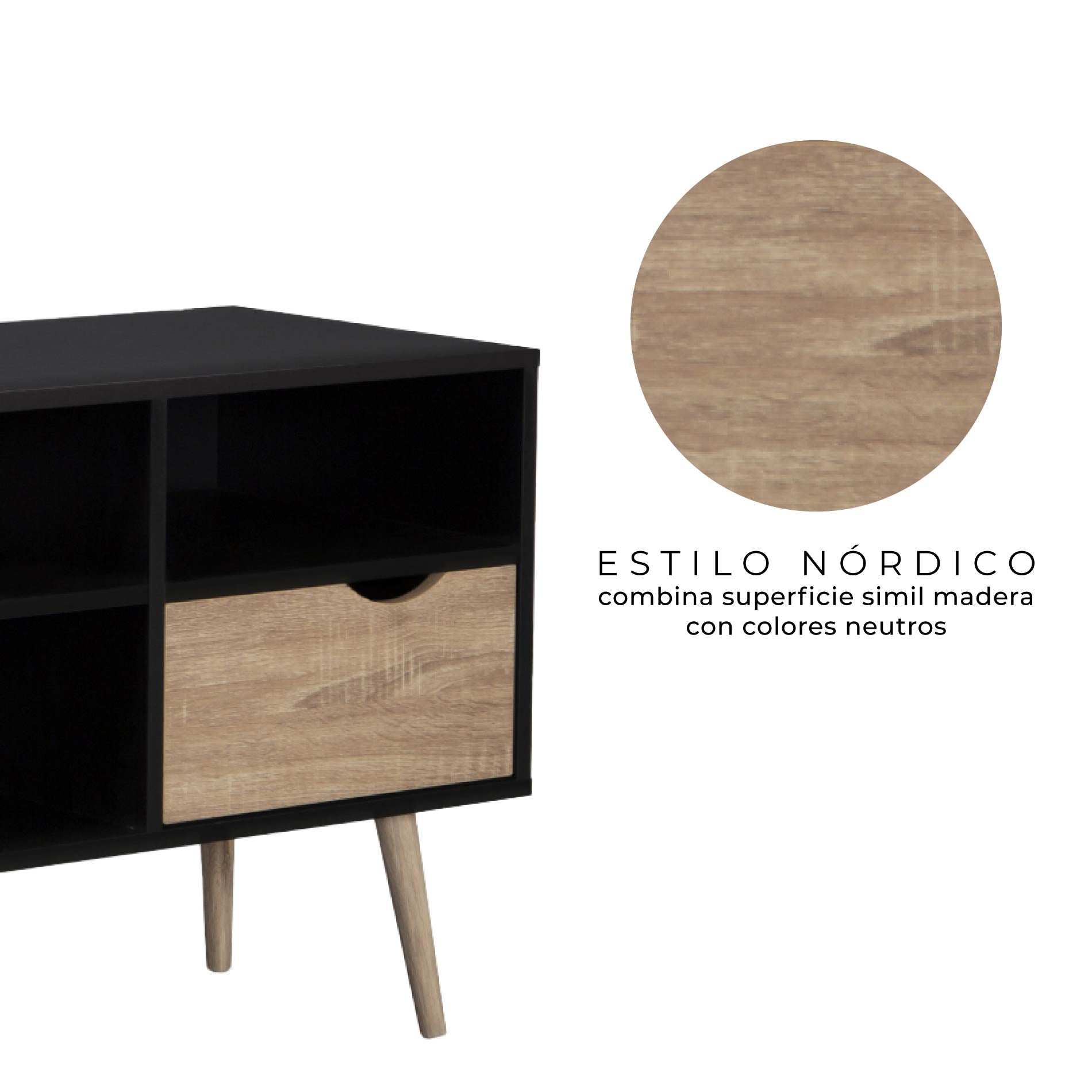 Rack de TV Bolonia Black - Image 7