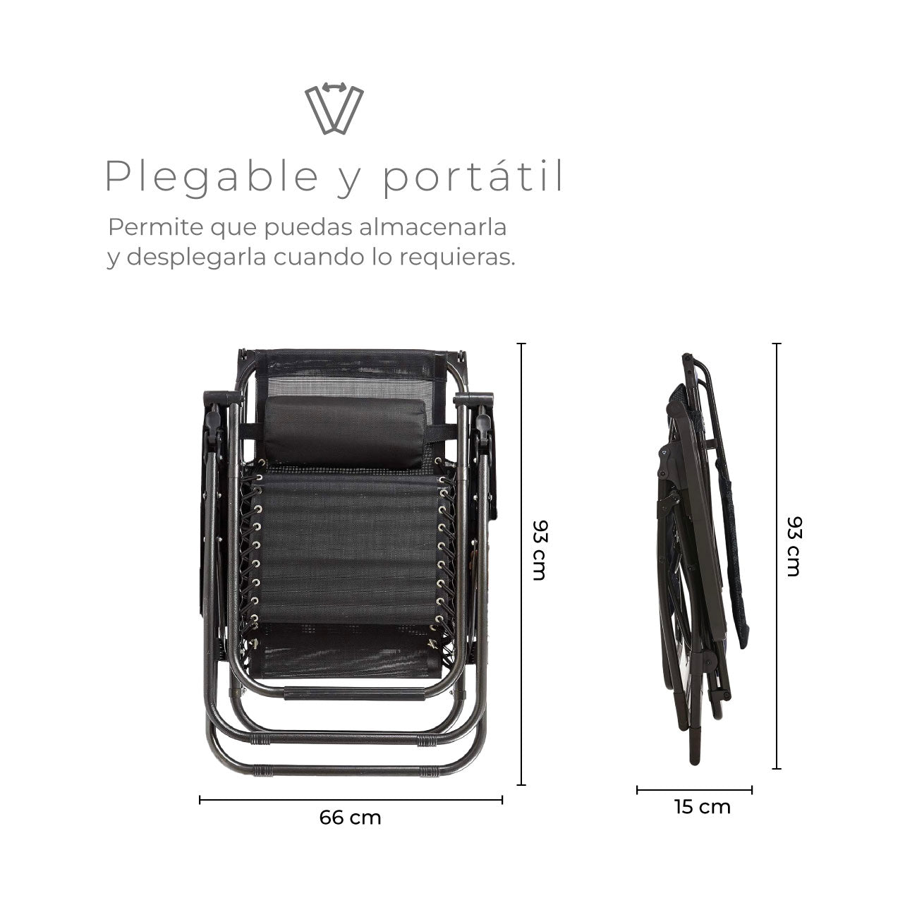 Reposera Zero Gravity con Techo Zen Canopy - Image 6