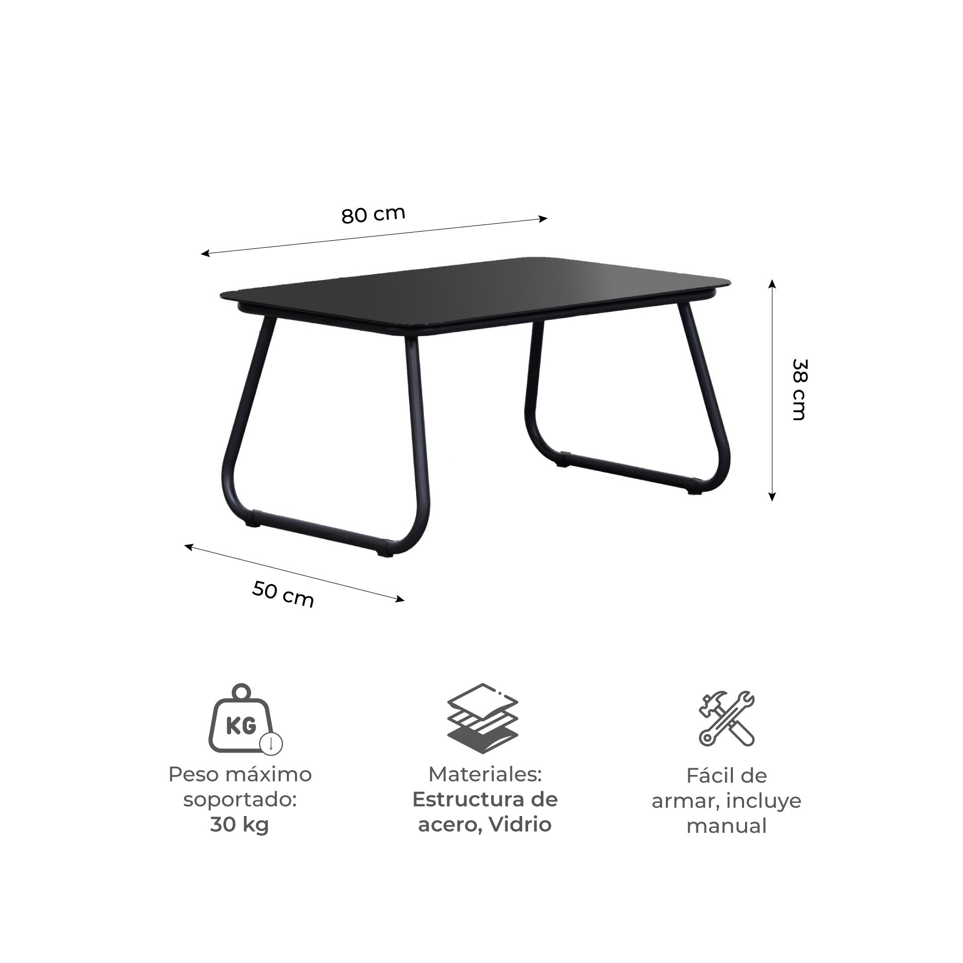 Set Exterior de Sillón Sillas y Mesa Ruko - Image 11