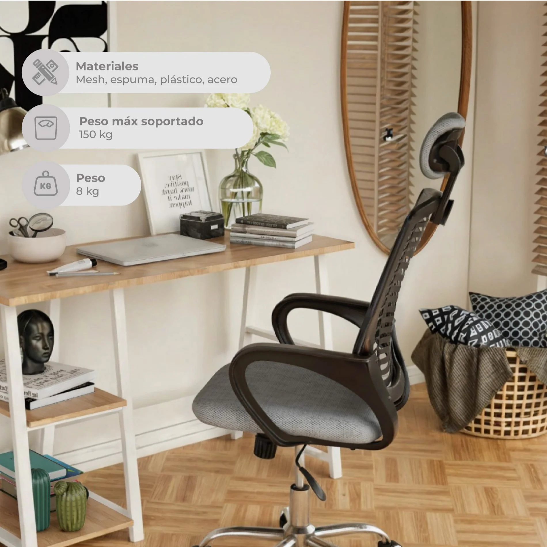 Silla de Escritorio Ergonómica SILL-Q2G - Image 6