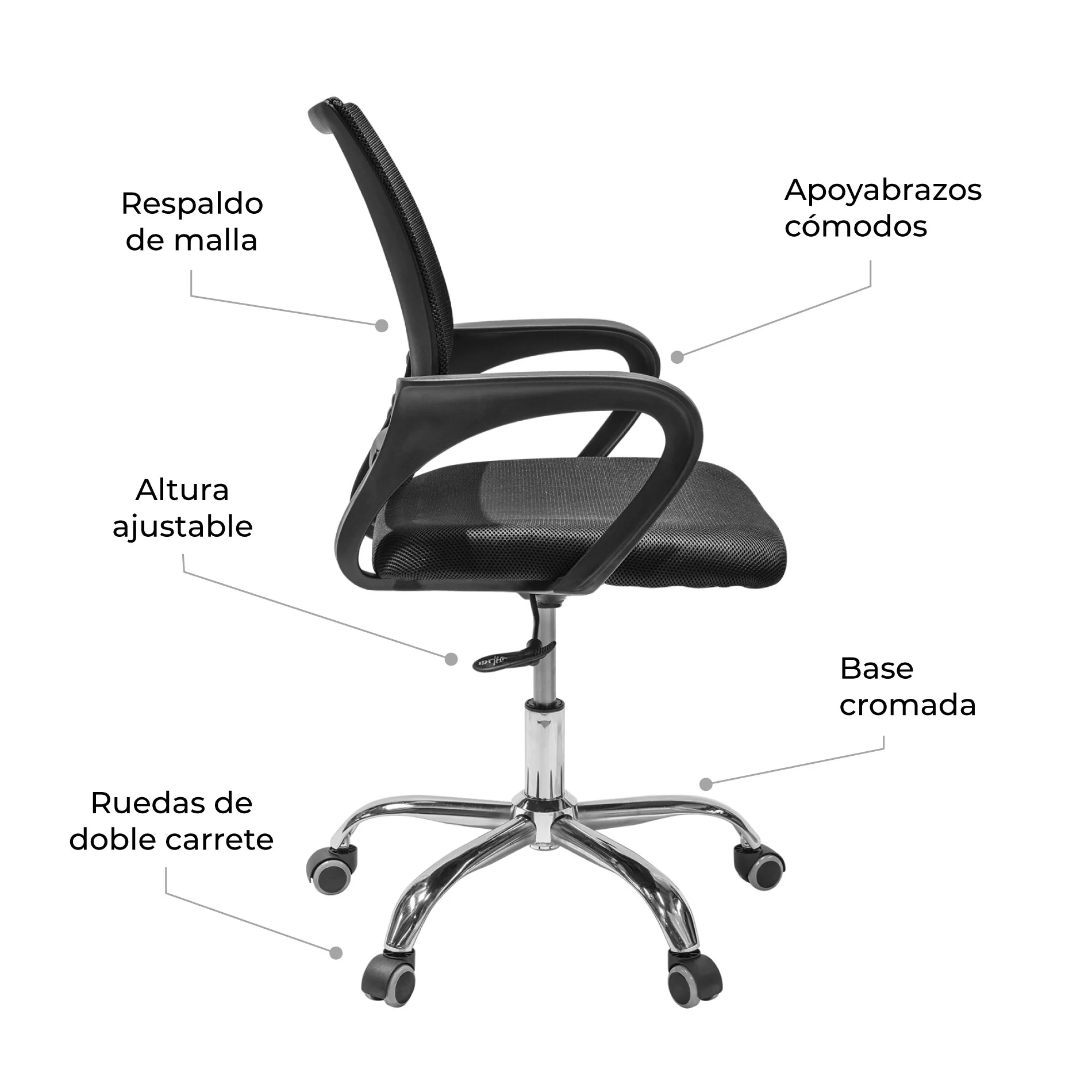 Silla de Escritorio Ergonómica Mesh - Image 6