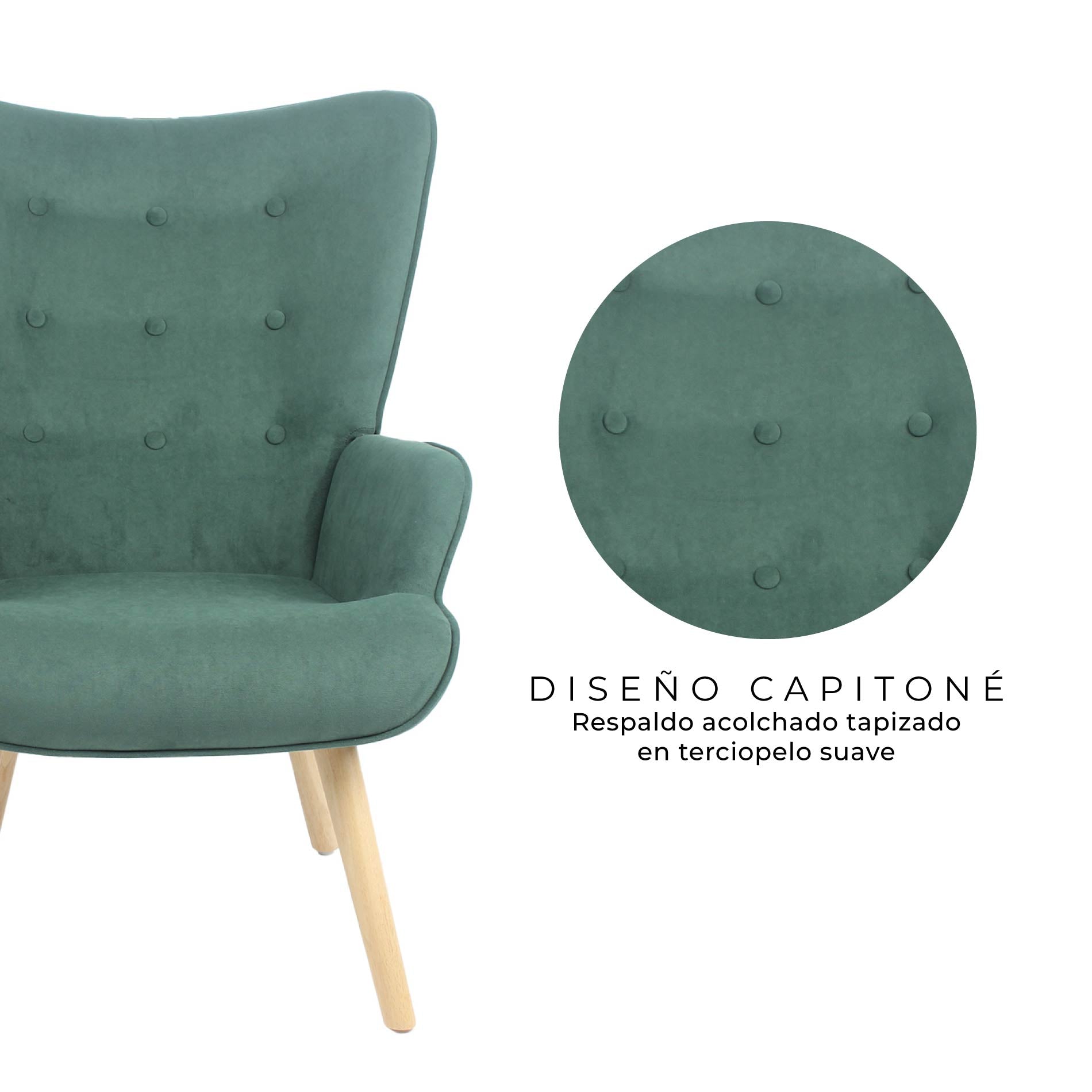 Sillón Individual Tarina Verde - Image 7