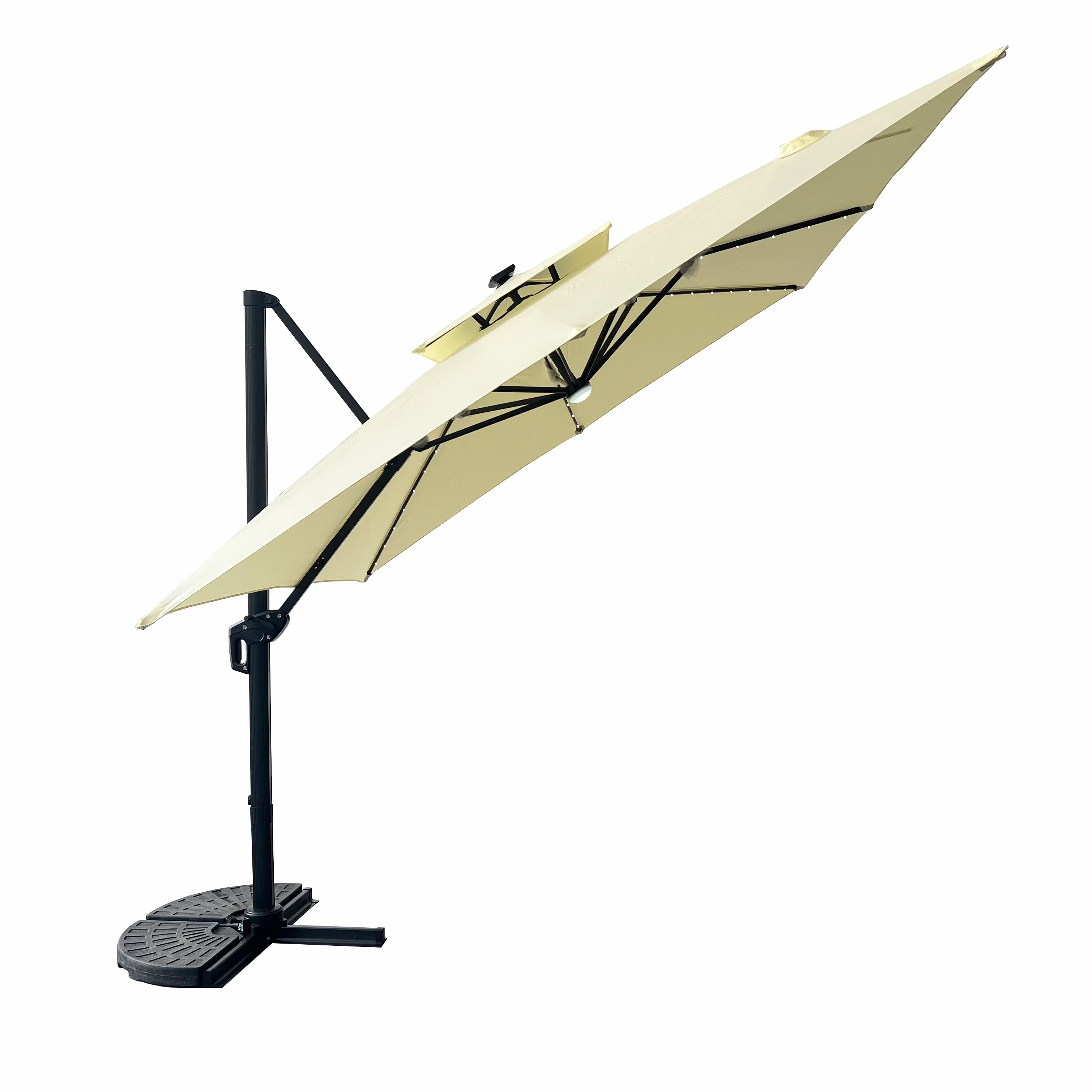 Sombrilla Bright Night Con Luces Crema - Image 12