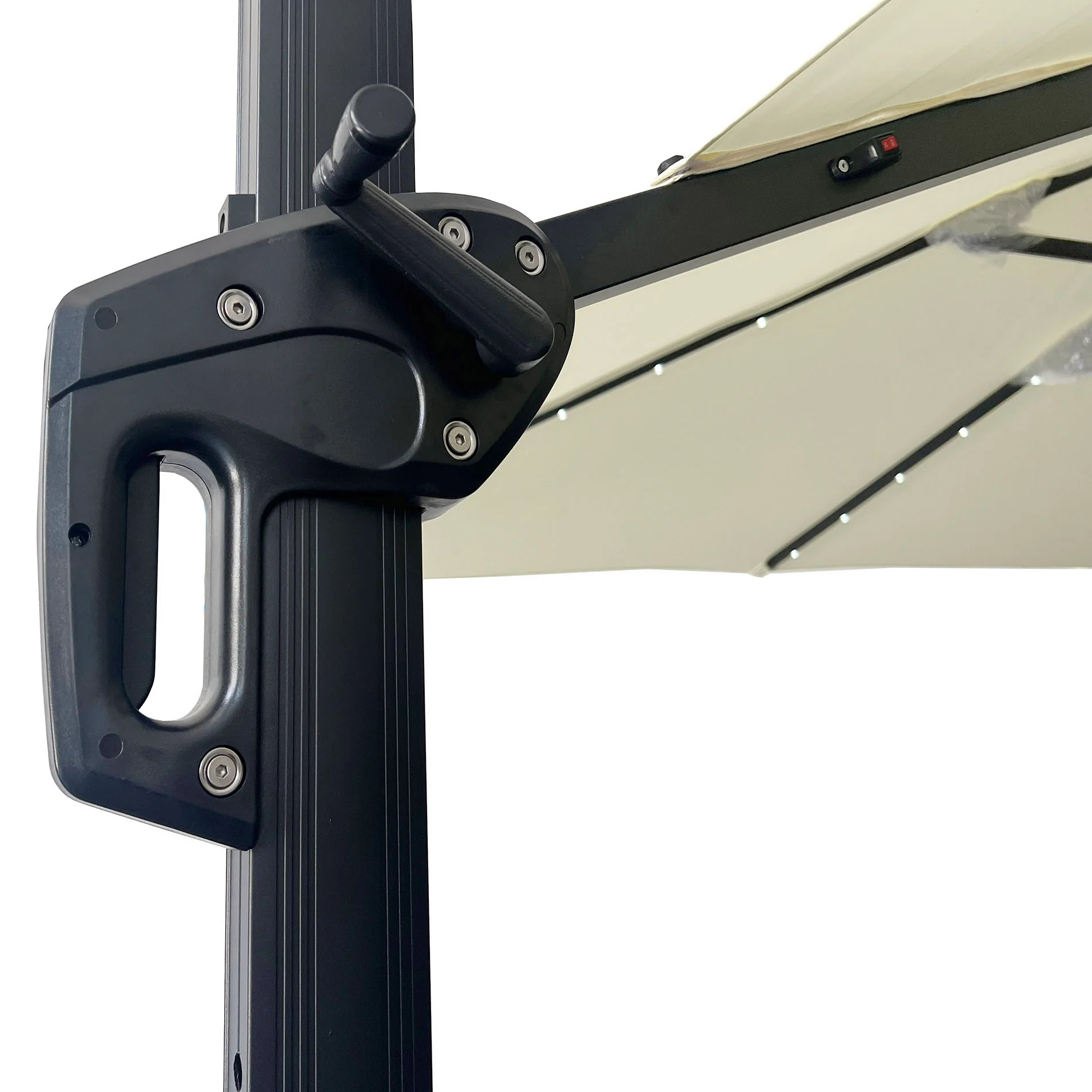 Sombrilla Bright Night Con Luces Crema - Image 13